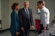 (v.l.n.r.) Veronica Tyler (Victoria Platt); Leroy Jethro Gibbs (Mark Harmon); Jimmy Palmer (Brian Dietzen)