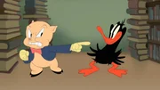 v.li.: Porky Pig, Daffy Duck