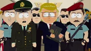 General Revaur (2.v.l.), Mr. Garrison (m.)