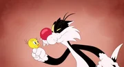 v.li.: Tweety, Sylvester