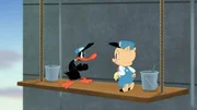 v.li.: Daffy Duck, Porky Pig