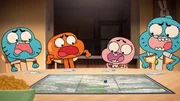 v.li.: Gumball, Darwin, Anais, Nicole v.li.: Gumball, Darwin, Anais, Nicole