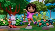 Dora und Boots babysitten wilde Krokodile. Dora und Boots babysitten wilde Krokodile.