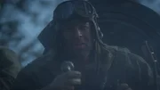 REENACTMENT- Deutsche Piloten bereiten sich auf einen Angriff auf eine von franz&ouml;sischen Widerstandsk&auml;mpfern gehaltene Stellung vor.