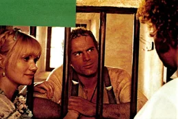 "Nobody ist der Gr&ouml;&szlig;te". Im Bild: Miou-Miou, Terence Hill.