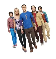 (7. Staffel) - Gute Freunde: Penny (Kaley Cuoco, 2.v.l.), Sheldon (Jim Parsons, M.), Rajesh (Kunal Nayyar, r.), Leonard (Johnny Galecki, 2.v.r.) und Howard (Simon Helberg, l.) ...