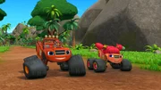 v.li.: Blaze, AJ und Sparkle v.li.: Blaze, AJ und Sparkle