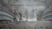 REENACTMENT - Leutnant Karl Timmermann und seine Männer stürmen die Ludendorff-Brücke. REENACTMENT - Leutnant Karl Timmermann und seine Männer stürmen die Ludendorff-Brücke.