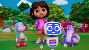 v.li.: Boots, Dora, Bip Bip, Tico
