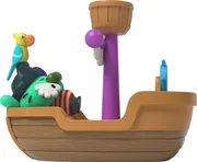 PirateCat ist streits&uuml;chtig und schroff, er mag Sch&auml;tze, Abenteuer und lange Nickerchen. Ein echter Pirat!