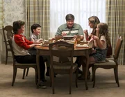 L-R: Georgie Cooper, Sheldon Cooper, George Cooper Sr., Mary Cooper, Missy Cooper