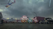 v.li.: Darwin, Rirchard, Nicole, Gumball, Anais