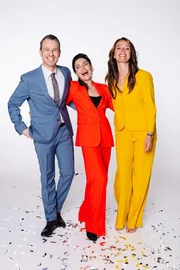 V.l.: Marc Dumitru (Kilian Reichenbach), Tatjana Clasing (Simone Steinkamp), Kaja Schmidt-Tychsen (Jenny Steinkamp)