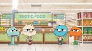 v.li.: Ribbit, Chi Chi, Gumball, Darwin v.li.: Ribbit, Chi Chi, Gumball, Darwin