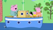 L-R: Daddy Pig, George Pig, Peppa Pig, Mummy Pig