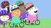 Vorne, l-r: Richard Rabbit, Candy Cat, Suzy Sheep
