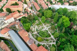 Der &auml;lteste Botanische Garten der Welt, der noch immer an seinem urspr&uuml;nglichen Ort liegt: mittem im Herzen von Padua.