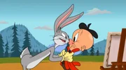 v.li.: Bugs Bunny, Elmer Fudd