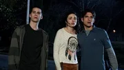 Von links: Stiles Stilinski (Dylan O'Brien), Allison Argent (Crystal Reed) und Scott McCall (Tyler Posey)