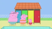 L-R: Daddy Pig, Mummy Pig, Peppa Pig