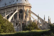 Frankreich, Paris, Kathedrale Notre Dame, Apsis mit Strebepfeilern