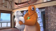 v.li.: Eisbär-Baby, Grizzy und die Lemminge v.li.: Eisbär-Baby, Grizzy und die Lemminge