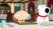 Stewie Griffin (l.); Brian Griffin (r.)