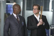 Ein neuer Fall f&uuml;r Dr. Jason Bull (Michael Weatherly, r.): Er soll vor Gericht den hochkar&auml;tigen Anwalt Jules Caffrey (Isaiah Washington, l.) unterst&uuml;tzen, der beschuldigt wird, seine Verlobte Lauren ermordet zu haben ...