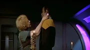 Kes (Jennifer Lien) und Tuvok (Tim Russ)