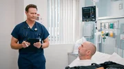 L-R: Josh Lawson as Dr. Bruce, Robert Clendenin as Jonathan.
