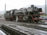 Dampflok 042 018-2 im Betriebswerk Neustadt/Weinstraße. Dampflok 042 018-2 im Betriebswerk Neustadt/Weinstraße.