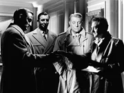 v.l.n.r.: Der Katalane (Lino Ventura), Bibi (Albert Remy), Henri (Jean Gabin), Liski (Marcel Dalio)