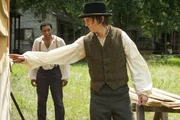 Chiwetel Ejiofor (Solomon Northup), Paul Dano (John Tibeats).