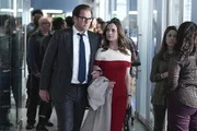 Jason Bull (Michael Weatherly, l.); J.P. Nunnelly (Eliza Dushku, r.)