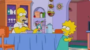 Homer (l.); Lisa (r.)