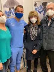 Dr. Brad with Danielle Cosgrove and Family Dr. Brad with Danielle Cosgrove and Family