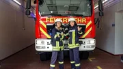 Lisa und Lena zu Besuch bei der Freiwilligen Feuerwehr Flechtorf
