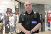 Mark is on the lookout for suspects at West Orchards Shopping Centre, Coventry
