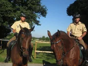 Reiter der Polizeireitstaffel Rosenheim.
