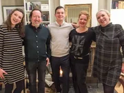 V.l.: Lisa, R&uuml;diger, Philipp, Betina, Kandidatin Ulrike.