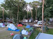 Wohnmobilstellplatz.