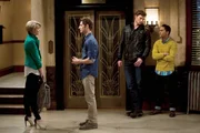 Stehen vor einer gro&szlig;en Herausforderung: Ben (Jean-Luc Bilodeau, l.), Danny (Derek Theler, 2.v.r.), Tucker (Tahj Mowry, r.) und Riley (Chelsea Kane, l.) ...