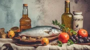 Fisch, Meeresfr&uuml;chte und kalt gepresstes Oliven&ouml;l z&auml;hlen zum Speiseplan von mediterraner Ern&auml;hrung