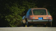 AMC Pacer being test driven before refurbishment.
