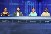Die Kandidat:innen (v.l.n.r.): Vanessa Melzer, Kai Brutscher, Regina Rothenberger und Hayk Kisadur.