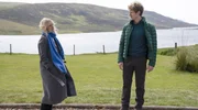 ARD Degeto MORD AUF SHETLAND - B&Ouml;SES BLUT, Ruth Calder spricht sich mit ihrem Bruder Alan aus. - Motiv aus Teil 2 -