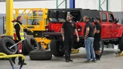 Jerry Sr. brings additional equipment needed for Firetruck to Joe and the Apocalypse mechanics, as seen on Truck Dynasty.