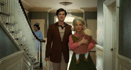 Andrew Garfield als Jim Bakker und Jessica Chastain als Tammy Faye Bakker