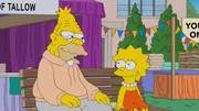 Grampa (l.); Lisa (r.)