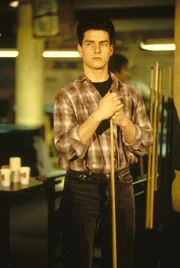 Der junge Vincent (Tom Cruise)  ist ein Hexenmeister am Billardtisch, ihm fehlt aber noch der letzte Schliff ...